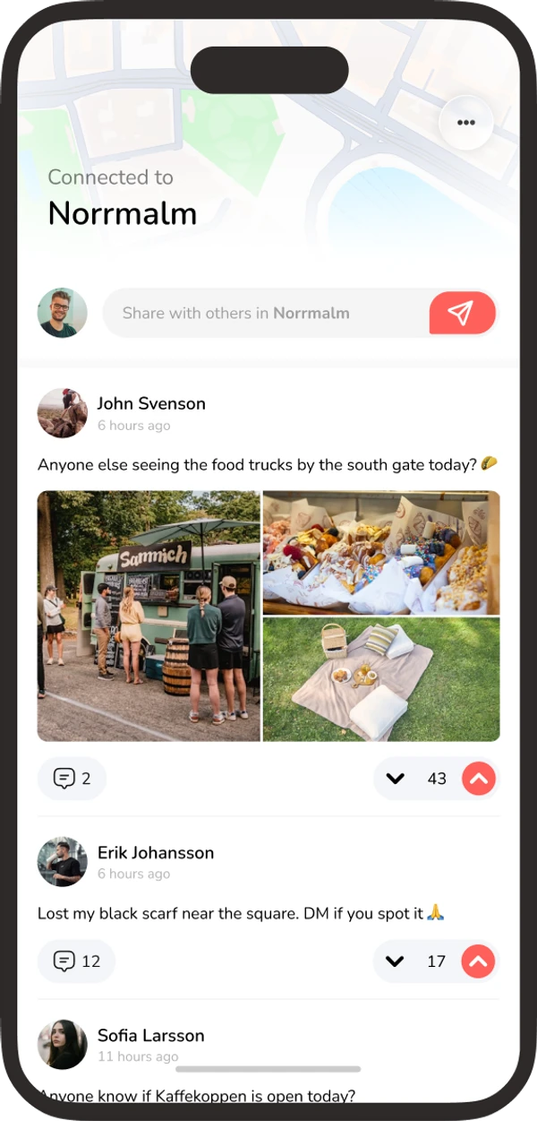 PopBy app on iPhone